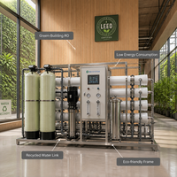 Système de purification d'eau par osmose inverse, machine de traitement de l'eau par osmose inverse pour usage domestique et commercial