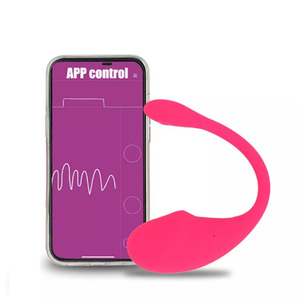 Vibrateur à boule de Kegel pour femmes, contrôlé par application, sans fil, modèle œuf vibrant avec chargement USB - Product Image 1