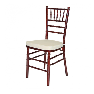 Chaises Chiavari en gros d'usine, dorées avec coussin ivoire, chaises de mariage, chaises de banquet - Product Image 5