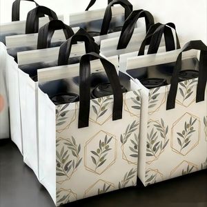 Sac isotherme en aluminium, sac promotionnel en non-tissé laminé PP super résistant réutilisable avec logo personnalisé imprimé - Product Image 6