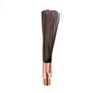 Weld Tig Cleaning Brush M6 M8 Thread With Carbon Fiber Conductive Brass