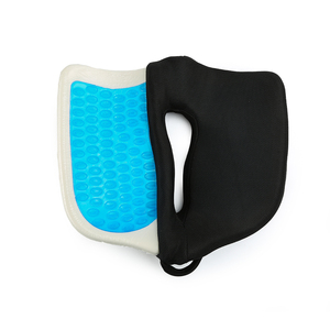 Coussin <span class=keywords><strong>de</strong></span> siège <span class=keywords><strong>de</strong></span> voiture pour enfants adultes, <span class=keywords><strong>rehausseur</strong></span> orthopédique en mousse à mémoire <span class=keywords><strong>de</strong></span> forme, Gel <span class=keywords><strong>de</strong></span> refroidissement, pour les fesses - Product Image 2