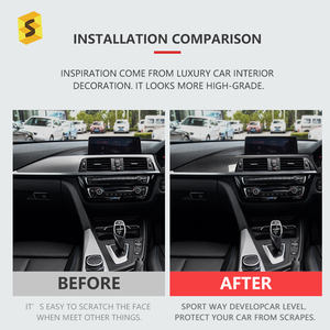 ESRHDリアルカーボンファイバートリムカーインテリアダッシュデコレーションダッシュボードパネルカバーF30F31 F34 F32 F33 F36BMW用 - Product Image 5