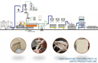Máquina Extrusora de Alimentos Automática Continua, Línea de Procesamiento de Extrusión Industrial, Sistema de Procesamiento Comercial