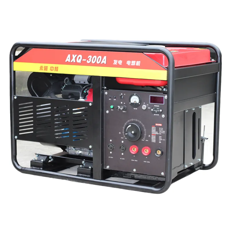 Saldatrice Diesel ad alta frequenza del generatore della benzina dell'arco di Tig del bastone di cc 400 amp di ca del generatore della saldatura