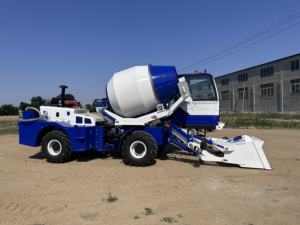 Autobetoniera Autocaricante per Edilizia, Macchina Versatile per Miscelazione del Calcestruzzo per Lavori di Costruzione - Product Image 5