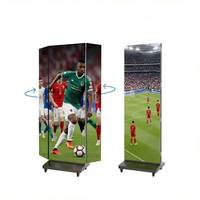 Écran d'affichage numérique LED 4K couleur pleine, pliable et portable, luminosité 5000 cd, étanche IP65, résistant à la lumière du soleil