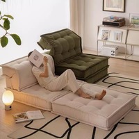 Canapé modulaire scandinave en tissu, rembourré en éponge, style Mahjong, pour salon
