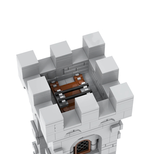 Nouvelles Tours de Garde Militaires de Guerre des Châteaux, Architecture Médiévale, Modèle d'Action DIY, Cadeau, Ensembles de Blocs de <span class=keywords><strong>Construction</strong></span> de la Seconde Guerre Mondiale, Jouets pour Enfants - Product Image 5