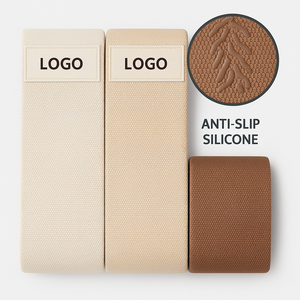 ชุดยางยืดรัดเอวยางยืดสำหรับออกกำลังกายสำหรับฟิตเนสสะโพกและยิมผ้าโพลีเอสเตอร์สำหรับผู้หญิง - Product Image 6