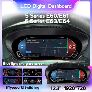 Tableau de bord numérique LCD MEKEDE, compteur de vitesse pour <span class=keywords><strong>BMW</strong></span> <span class=keywords><strong>E60</strong></span>/E61/E63/E64 2003-2009, prise en charge CIC <span class=keywords><strong>CCC</strong></span>, CP sans fil - Product Image 6