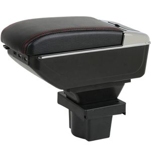 <span class=keywords><strong>คอนโซล</strong></span><span class=keywords><strong>รถ</strong></span>ยนต์หนัง Pu สีดำดีไซน์แบบสไลด์สองชั้นจากญี่ปุ่น,ที่พักแขนกล่อง<span class=keywords><strong>คอนโซล</strong></span>สำหรับ Honda Jazz/fit 2012 - Product Image 4