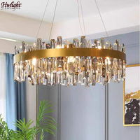 Lustre LED moderne de luxe nordique pour salon, chambre, hôtel, appartement, éclairage de projet