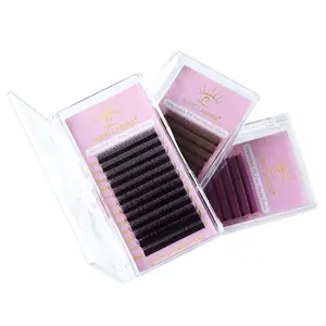 Private label hand woven premium mink YY eyelash extension lashes individual eyelash soft light natural YY eyelashes