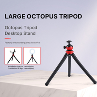 Hongdak vente en gros trépied de bâton de pieuvre Flexible avec rotule à vis 1/4 "pour téléphone portable DSLR DV caméra caméra d'action