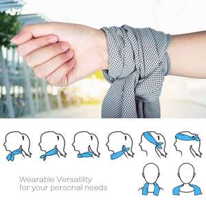 Serviette de sport personnalisée serviette portable de refroidissement par glace en microfibre à séchage rapide Pva - Product Image 4