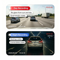 Mini caméra MCX pour voiture, caméra de tableau de bord avant 4K et caméra arrière avec WiFi, GPS, enregistrement en boucle, caméra de tableau de bord pour voitures
