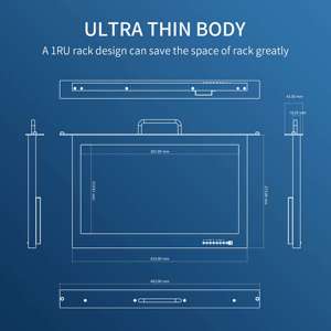 SEETEC SC173-HD-56 станция контроля качества вещания монитор 17,3 "стойка IPS FHD панель Заводская прямая интеграция - Product Image 5