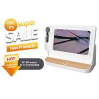 Escáner Digital HD Profesional para el Cuero Cabelludo, Detector de Folículos Pilosos, Analizador de Cabello, Prueba de Crecimiento Capilar, Analizador de Piel, Máquina de Belleza