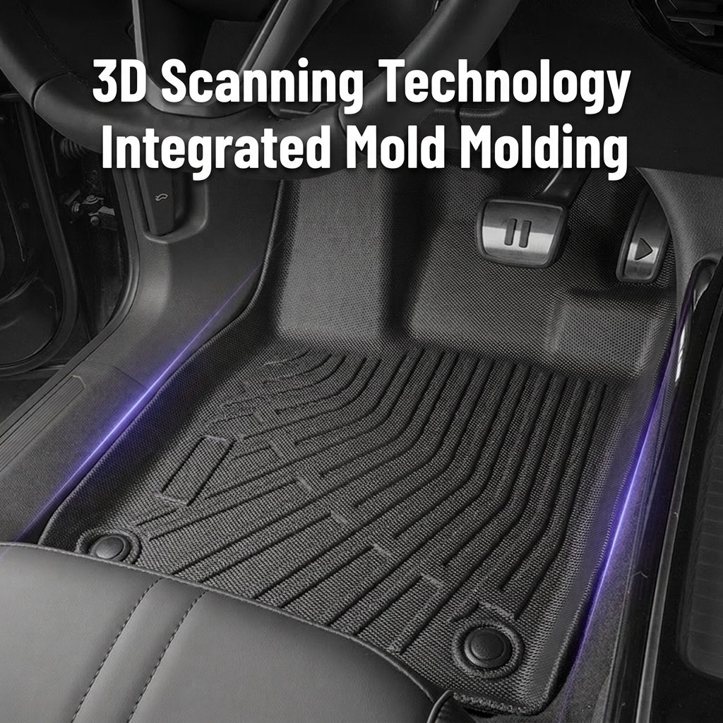 Custom TPE Car Floor Mats for Toyota Raize & Probox Hybrid – Waterproof Full Set - View 3