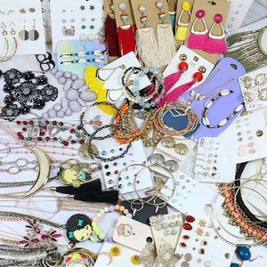 Fashion Jewelry <b>Sets</b> Necklace Earrings Bracelet Mix Alloy Imitation <b>Pearl</b> Tassel Unisex Wholesale - Product Image 2