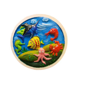 Prêt à peindre enfant bricolage décoration céramique assiette vierge jouet enfants cadeau dessin jouet créer artisanat d'art ensemble avec présentoir - Product Image 6