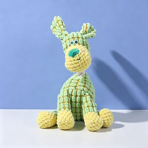 Giocattoli da Masticare per Cani in Peluche Resistenti e Sonori, Simpatici Giocattoli per la Dentizione a Forma di Animali per Tutti i Cani - Product Image 5