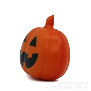 Halloween Pumpkin Stress Relief Toy Plastic Slow <b>Rebound</b> Gift Classic Style Jack O Lantern - Product Image 4
