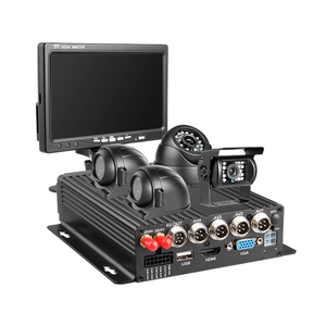 Bộ Máy Ghi Hình <span class=keywords><strong>DVR</strong></span> 4CH 4G GPS 1080P AHD Cho Xe Hơi Di Động Với 4 Camera Và Màn Hình VGA 7 Inch Cho Xe Tải Xe Buýt RV Van - Product Image 1