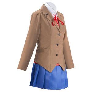 Gioco Doki Doki Literature Club Monika Cosplay Sayori Yuri Natsuki Costume Cosplay uniforme scolastica ragazza costumi donna parrucca Cosplay - Product Image 3