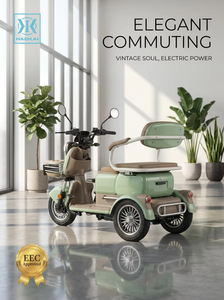 Scooter Eléctrico de 3 <span class=keywords><strong>Ruedas</strong></span> EEC 60V 1600W para Personas Mayores, Triciclo Eléctrico Potente para Ocio y Transporte Urbano - Product Image 4