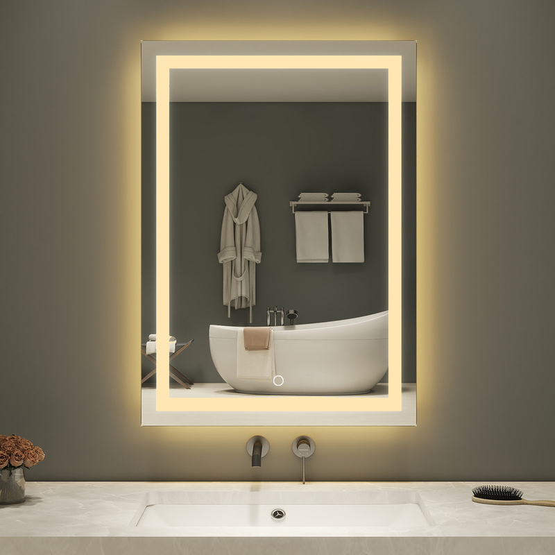 Rectangle Smart Mirror Touch Screen Bathroom