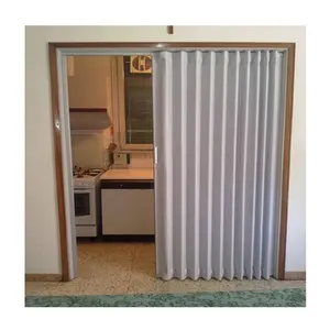 Hong Kong PVC plegable puerta corredera divisor de habitación para el baño