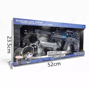 Giocattolo Elettronico Unisex a Forma di <span class=keywords><strong>Pistola</strong></span> con Otto Toni, Suoni, Luci e Vibrazioni per Bambini - Product Image 2