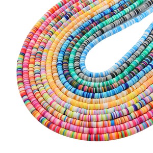 Perle rotonde di argilla polimerica 4mm 6mm colorato sottile distanziatore <span class=keywords><strong>perline</strong></span> di argilla all'ingrosso per la creazione di gioielli - Product Image 4