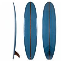 Planche de wake surf haute densité en EPS avec support pour ailerons latéraux double tab