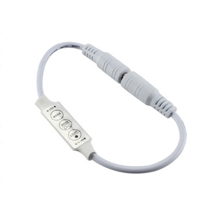 <span class=keywords><strong>Mini</strong></span> 3 Chaves Única Cor LEVOU Faixa de Luz Controlador Dimmer para 5050 3528 LED Strip Luz DC 12V 24V - Product Image 1