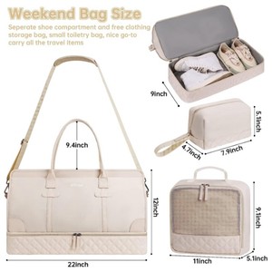 <span class=keywords><strong>Bolsa</strong></span> <span class=keywords><strong>de</strong></span> <span class=keywords><strong>Viaje</strong></span> Impermeable <span class=keywords><strong>de</strong></span> Gran Capacidad para Hombre 2024, con Compartimento para Zapatos, Plegable, para Pasar la Noche - Product Image 5