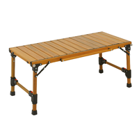 2024 Offre Spéciale en alliage d'aluminium IGT tactique couleur personnalisée bricolage Portable pliant Camping IGT Table pour l'extérieur