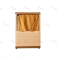 Sauna pour les pieds, spa sec chaud, masseur électrique pour les pieds, bois de pruche massif moderne, panneau de commande informatique