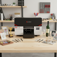 Tête d'impression I3200 pour imprimante UV à plat A3, entièrement automatique, éco-solvant, multifonction, haute résolution, pour carton, flex et œufs personnalisés
