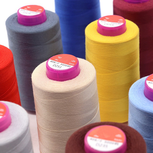 Hongqiao 100% <span class=keywords><strong>polyester</strong></span> <span class=keywords><strong>Spun</strong></span> chủ đề bán buôn 60S/2 tex20 tkt150 cường độ cao với độ co thấp - Product Image 5