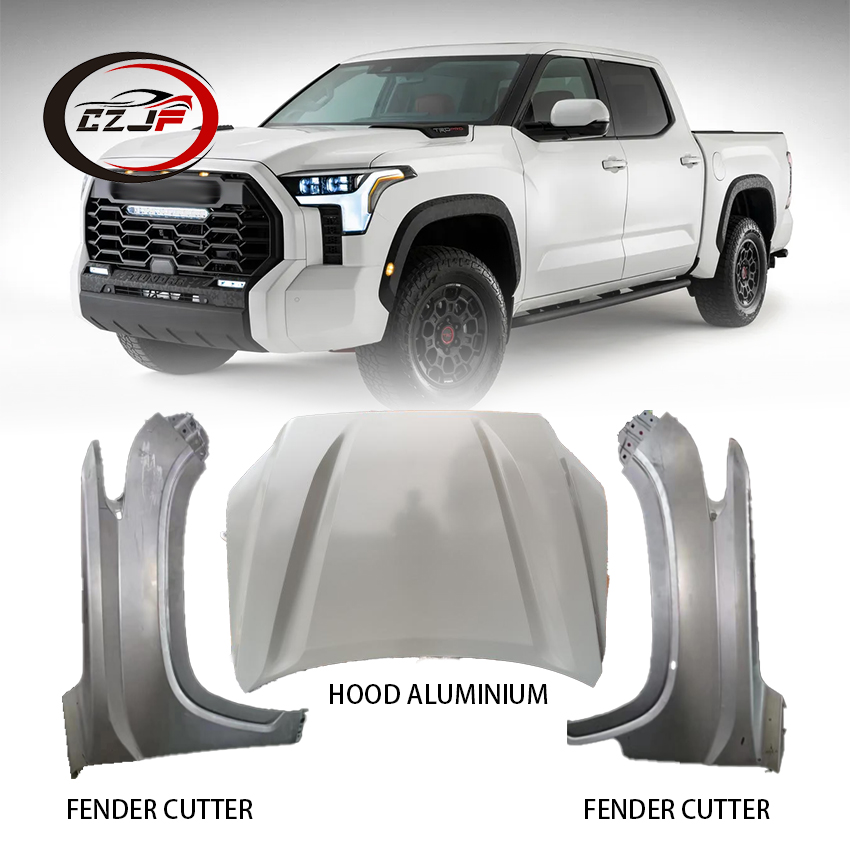 CZJF Hot Selling Aluminum Fender Hood Body Kit for Toyota Tundra