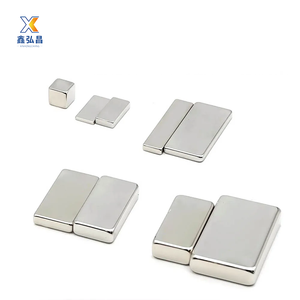 Bloc aimanté puissant en néodyme avec adhésif double face, aimant super puissant N35, aimant magnétique permanent pour réfrigérateur 20x10x5 - Product Image 1