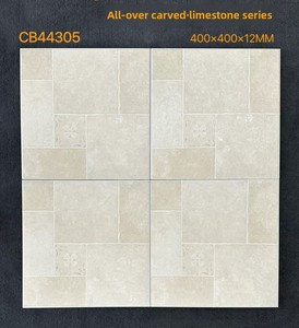 Baldosa de Porcelana <span class=keywords><strong>para</strong></span> Exteriores, Tipo Ladrillo Refractario, <span class=keywords><strong>para</strong></span> Piscina, 400x400, Antideslizante, Convexa, <span class=keywords><strong>para</strong></span> Patio, Jardín y Terraza - Product Image 1