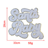 Patchs en chenille personnalisés en gros, transfert thermique, badges en PVC à paillettes, broderie pour hommes, femmes, sweats à capuche, décoration de vêtements DIY