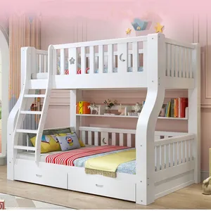YQ FOREVER-cama de madera maciza para niños, conjunto de muebles de dormitorio, litera