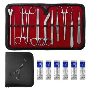 18 Pcs Minor Surgery Set Stainless Steel Surgical Instruments Kit Manual Carrying <b>Case</b> Reusable Autoclavable CE By Grip Surgical - Product Image 1