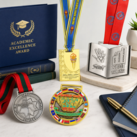 Médaille personnalisée, trophée gravé avec texte personnalisé, souvenir d'événement ou d'anniversaire, cadeau, commande en gros OEM