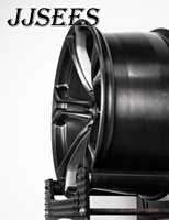 JJSEES Jantes forgées 5x120.65 pour Corvette ZR1 Z06 C6 C7 C8 19 20 21 pouces, jantes légères en alliage concave noir brillant